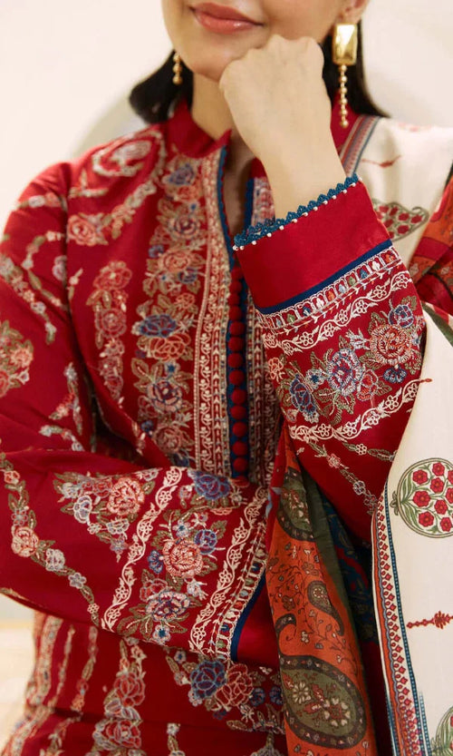 3PC-EMBROIDERED-LAWN HC 110